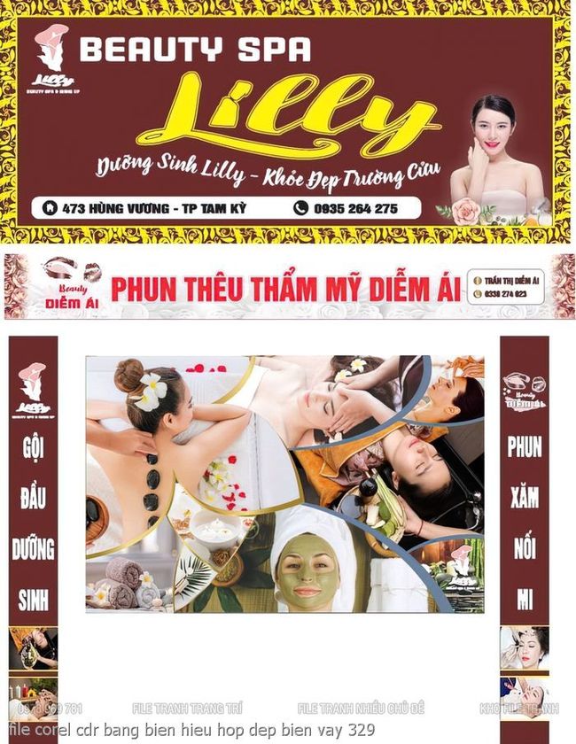file corel cdr bang bien hieu hop dep bien vay 329