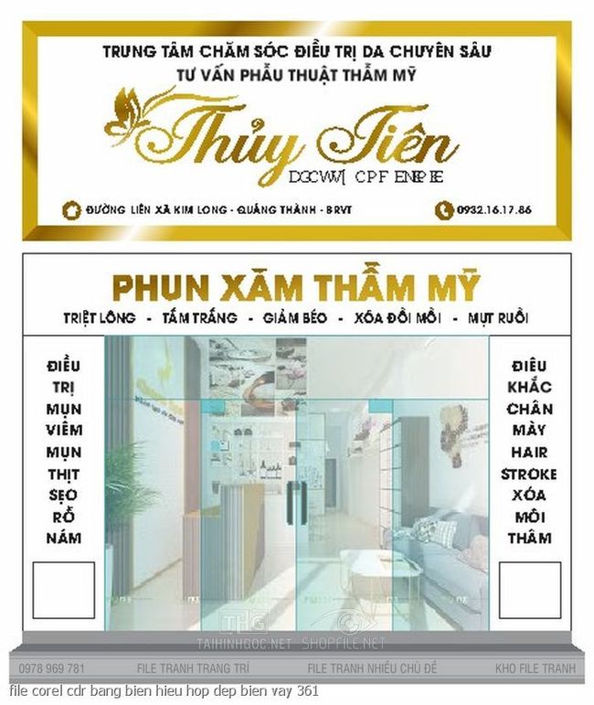 file corel cdr bang bien hieu hop dep bien vay 361