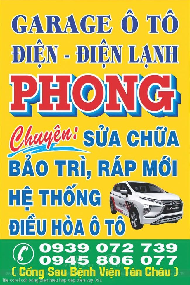 file corel cdr bang bien hieu hop dep bien vay 391