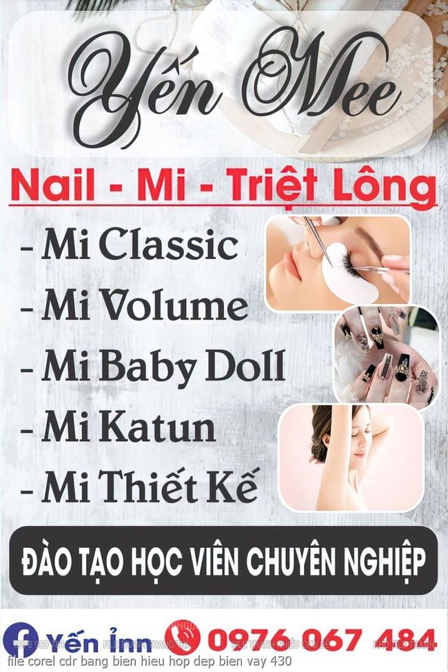 file corel cdr bang bien hieu hop dep bien vay 430