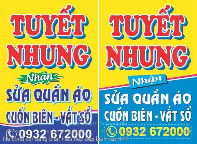 file corel cdr bang bien hieu hop dep bien vay 477
