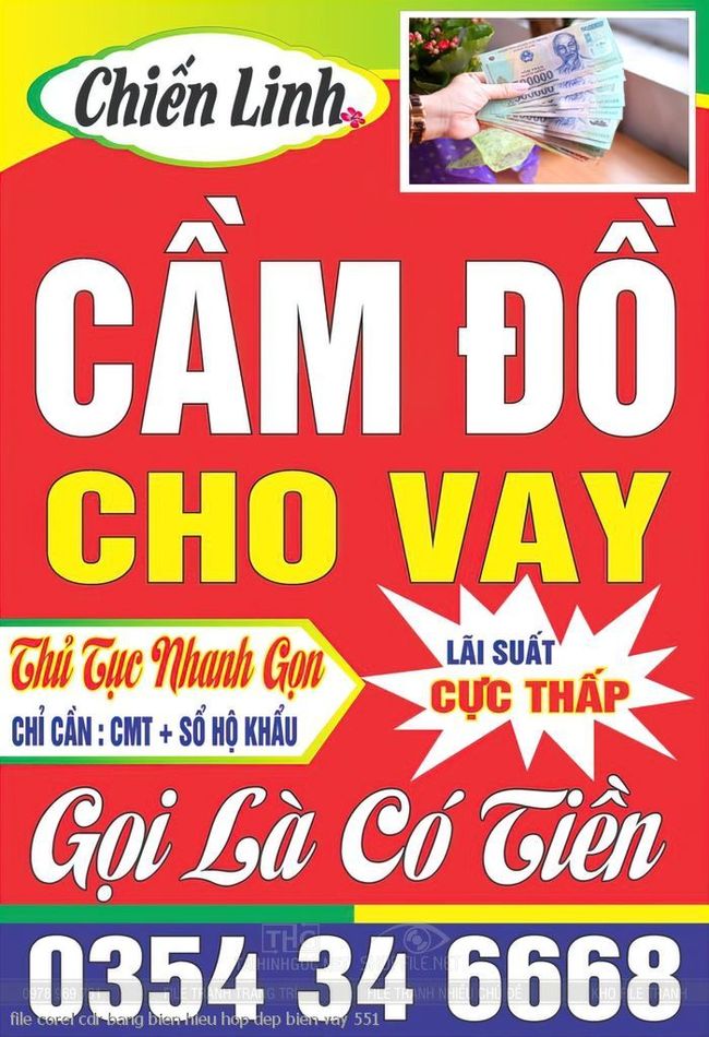 file corel cdr bang bien hieu hop dep bien vay 551