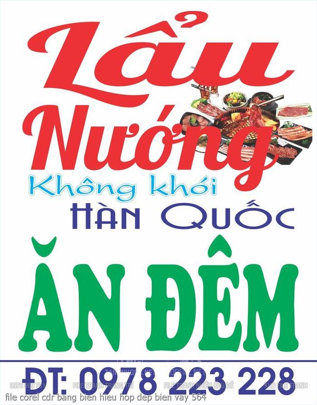 file corel cdr bang bien hieu hop dep bien vay 564