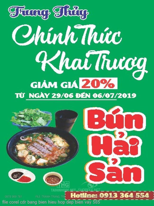 file corel cdr bang bien hieu hop dep bien vay 585