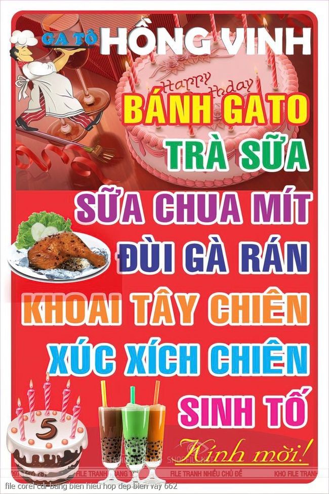 file corel cdr bang bien hieu hop dep bien vay 662