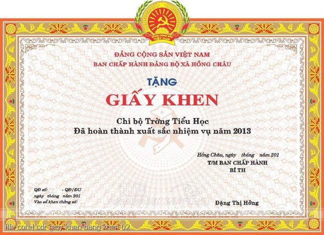 file corel cdr giay khen bang khen 02