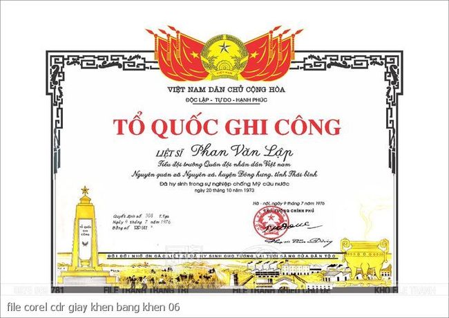 file corel cdr giay khen bang khen 06