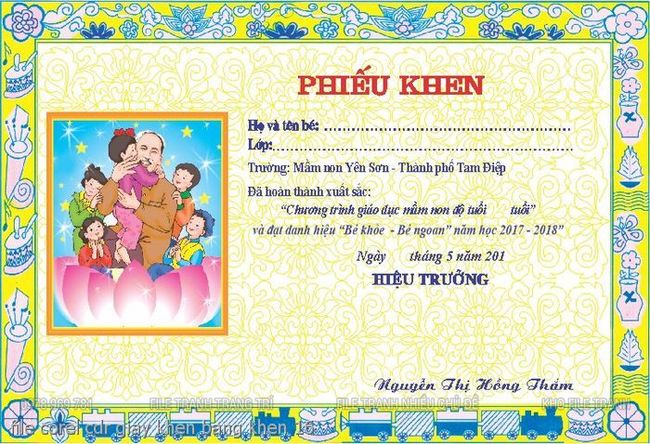 file corel cdr giay khen bang khen 16