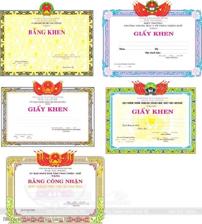 file corel cdr giay khen bang khen 29