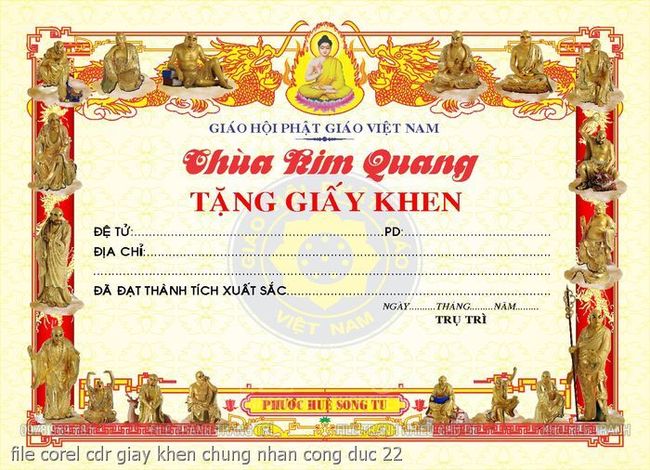 file corel cdr giay khen chung nhan cong duc 15