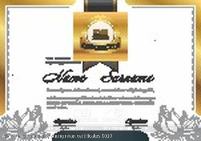 file corel cdr mau giay chung nhan certificates 0010