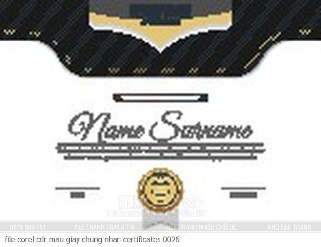 file corel cdr mau giay chung nhan certificates 0026