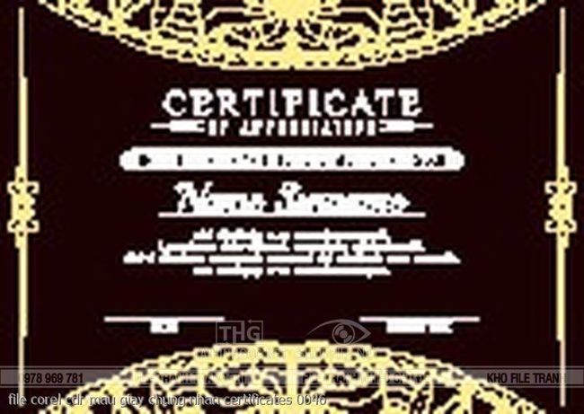 file corel cdr mau giay chung nhan certificates 0046
