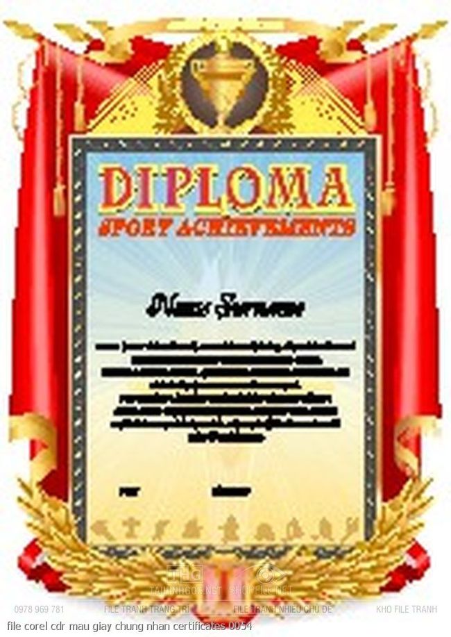 file corel cdr mau giay chung nhan certificates 0054