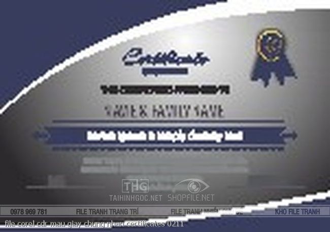 file corel cdr mau giay chung nhan certificates 0211