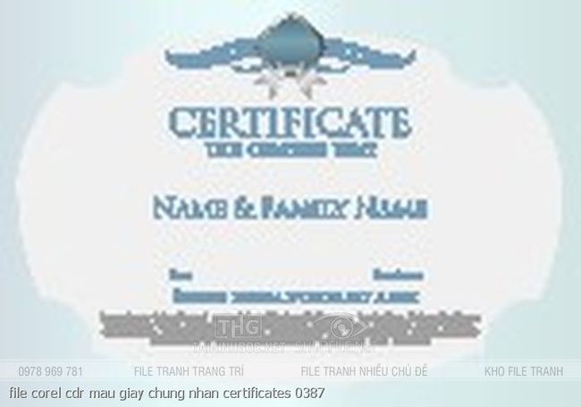 file corel cdr mau giay chung nhan certificates 0387