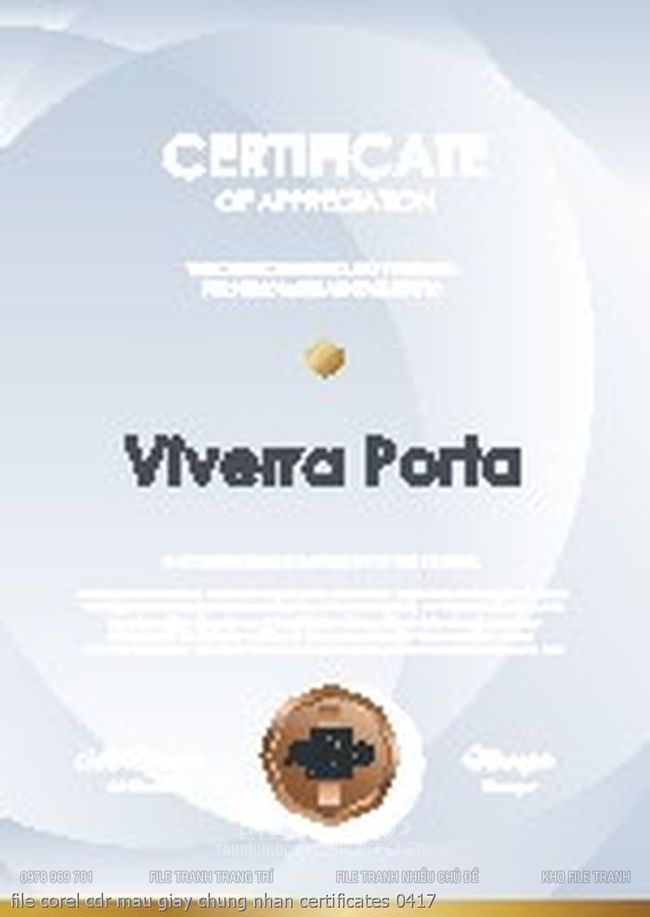 file corel cdr mau giay chung nhan certificates 0417