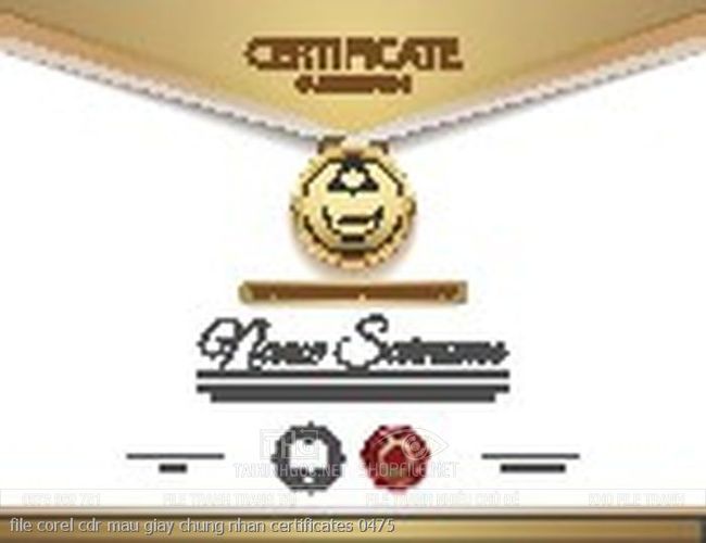 file corel cdr mau giay chung nhan certificates 0475