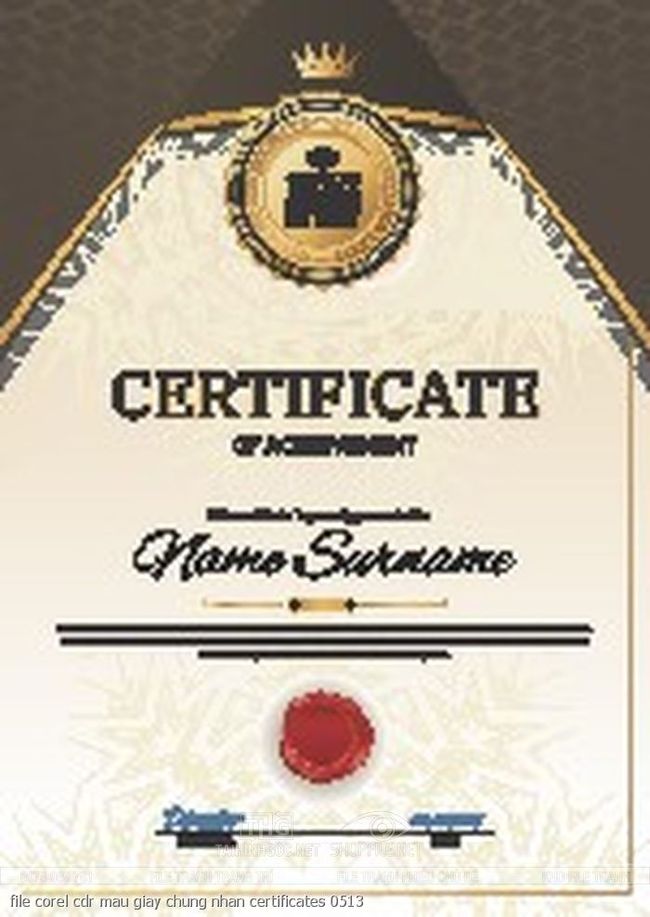 file corel cdr mau giay chung nhan certificates 0513
