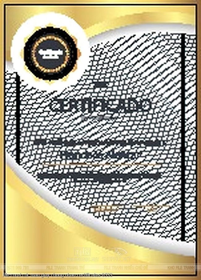 file corel cdr mau giay chung nhan certificates 0533
