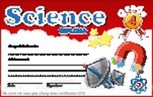file corel cdr mau giay chung nhan certificates 0731