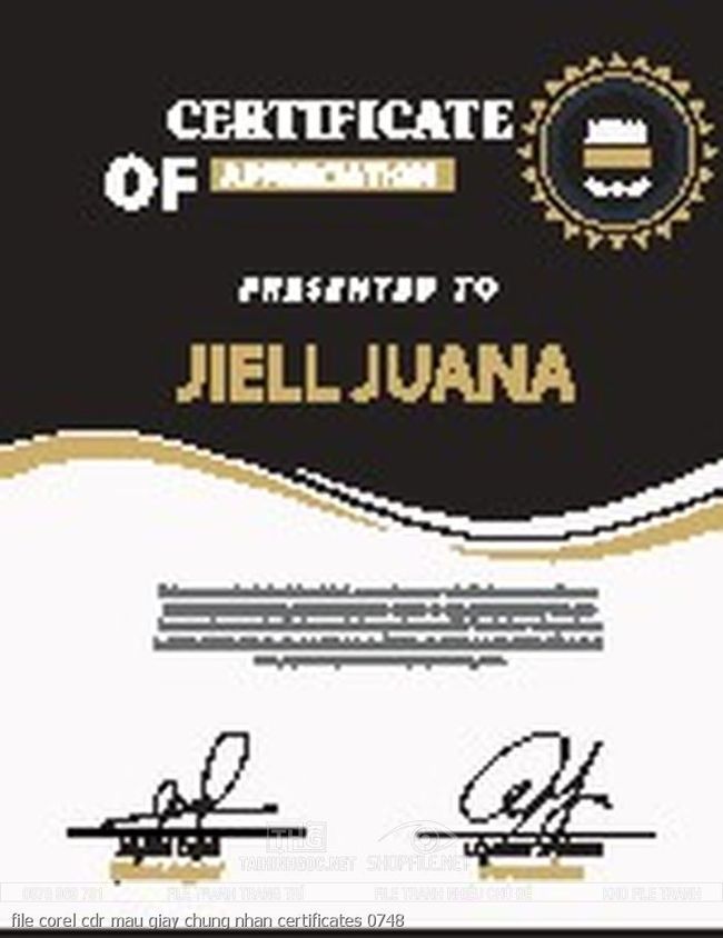 file corel cdr mau giay chung nhan certificates 0748
