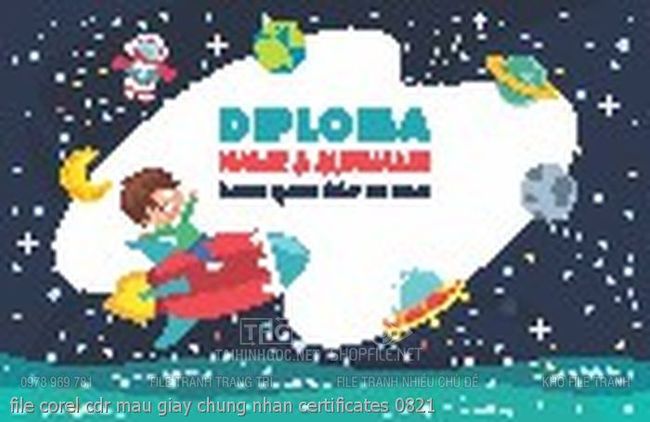file corel cdr mau giay chung nhan certificates 0821