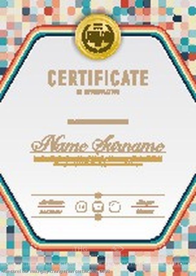file corel cdr mau giay chung nhan certificates 0898