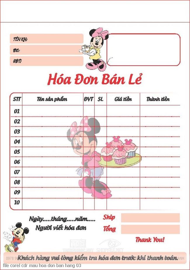 file corel cdr mau hoa don ban hang 03