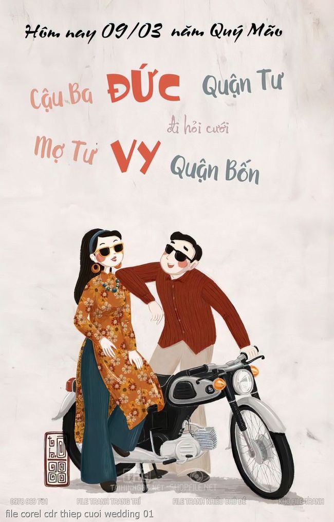 file corel cdr thiep cuoi wedding 01