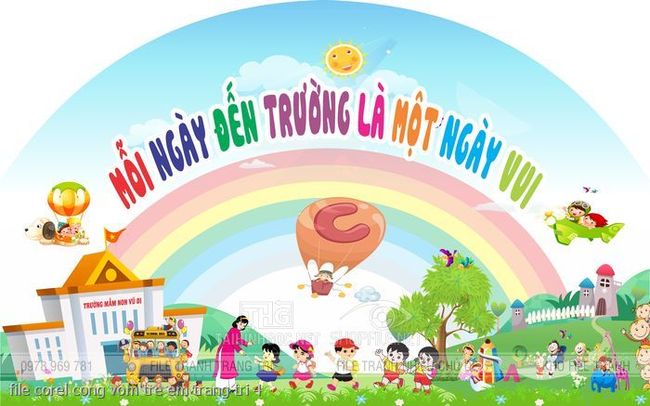 file corel cong vom tre em trang tri 4
