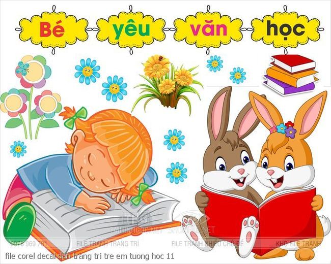 file corel decal dan trang tri tre em tuong hoc 11