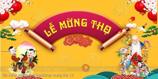 file corel phong nen backdrop mung tho 12