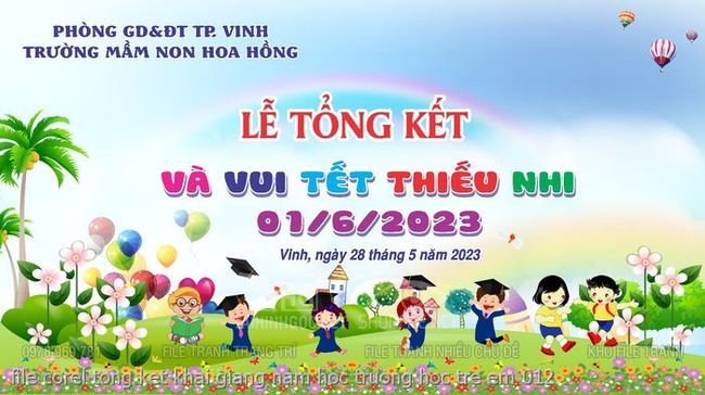 file corel tong ket khai giang nam hoc truong hoc tre em 012