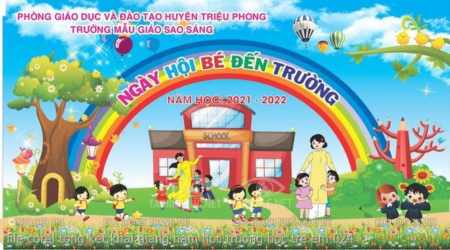 file corel tong ket khai giang nam hoc truong hoc tre em 024