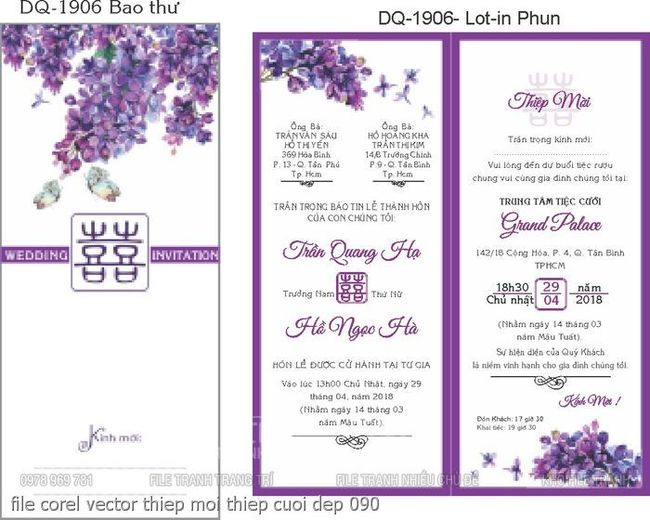 file corel vector thiep moi thiep cuoi dep 090