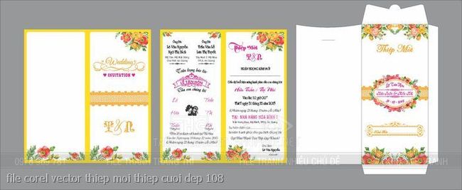 file corel vector thiep moi thiep cuoi dep 108