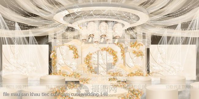 file mau san khau tiec cuoi dam cuoi wedding 148