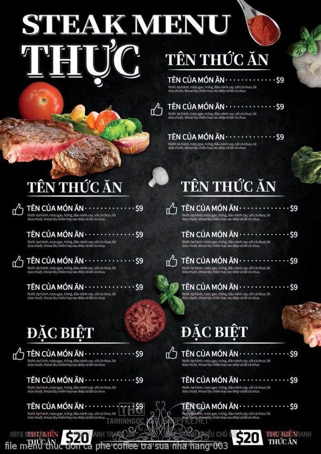 file menu thuc don ca phe coffee tra sua nha hang 003