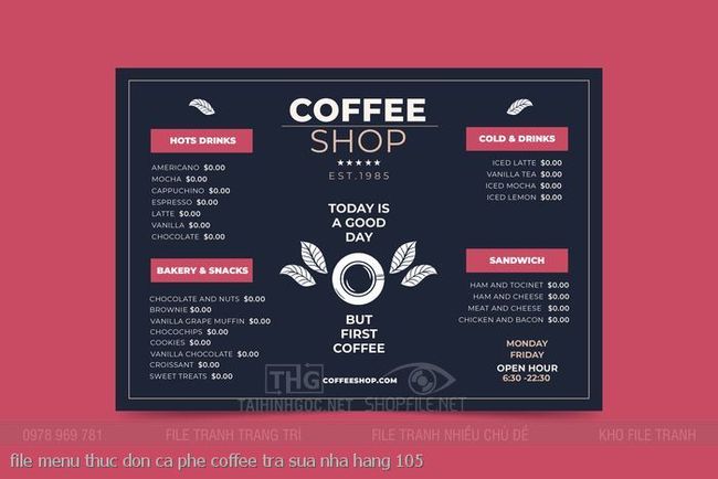file menu thuc don ca phe coffee tra sua nha hang 105