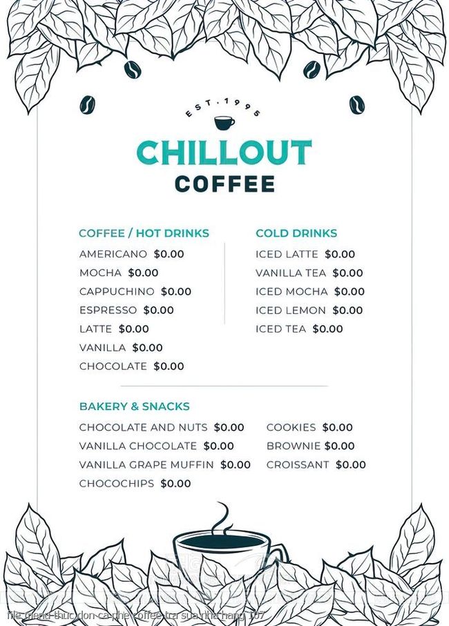 file menu thuc don ca phe coffee tra sua nha hang 107