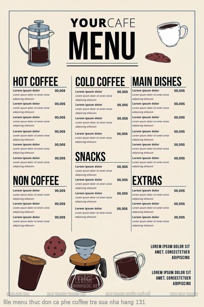 file menu thuc don ca phe coffee tra sua nha hang 131