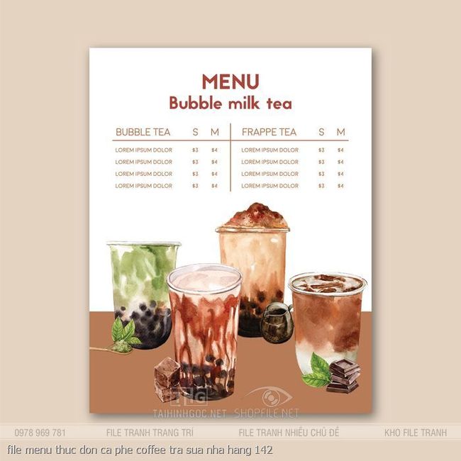file menu thuc don ca phe coffee tra sua nha hang 142
