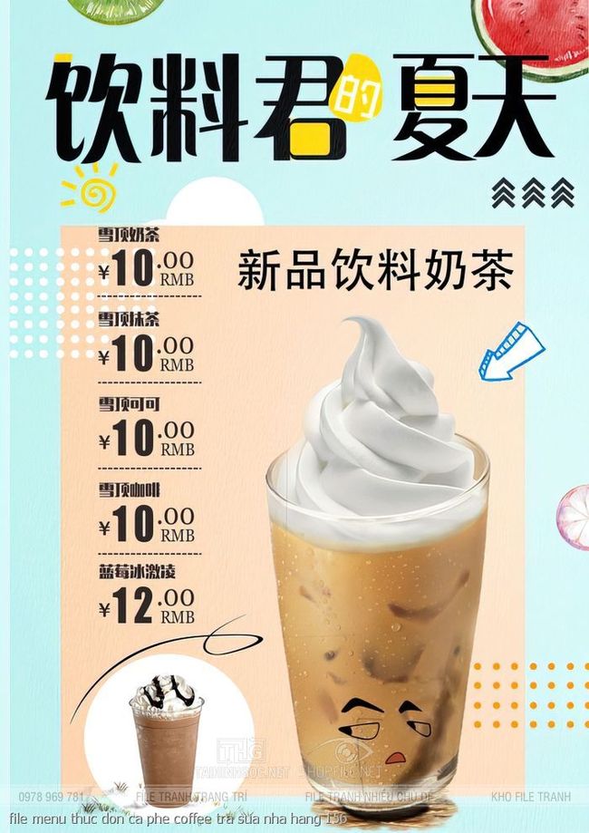 file menu thuc don ca phe coffee tra sua nha hang 156