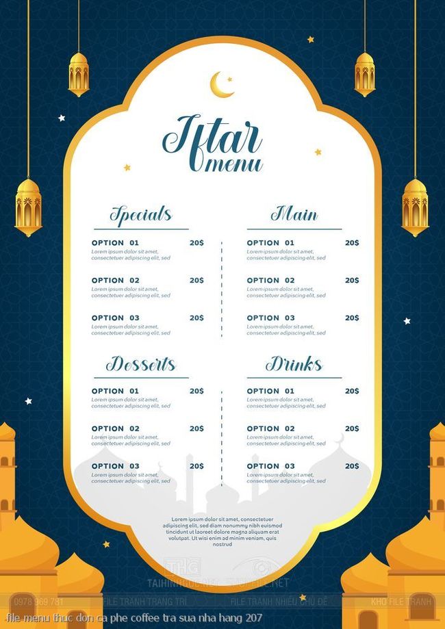 file menu thuc don ca phe coffee tra sua nha hang 207