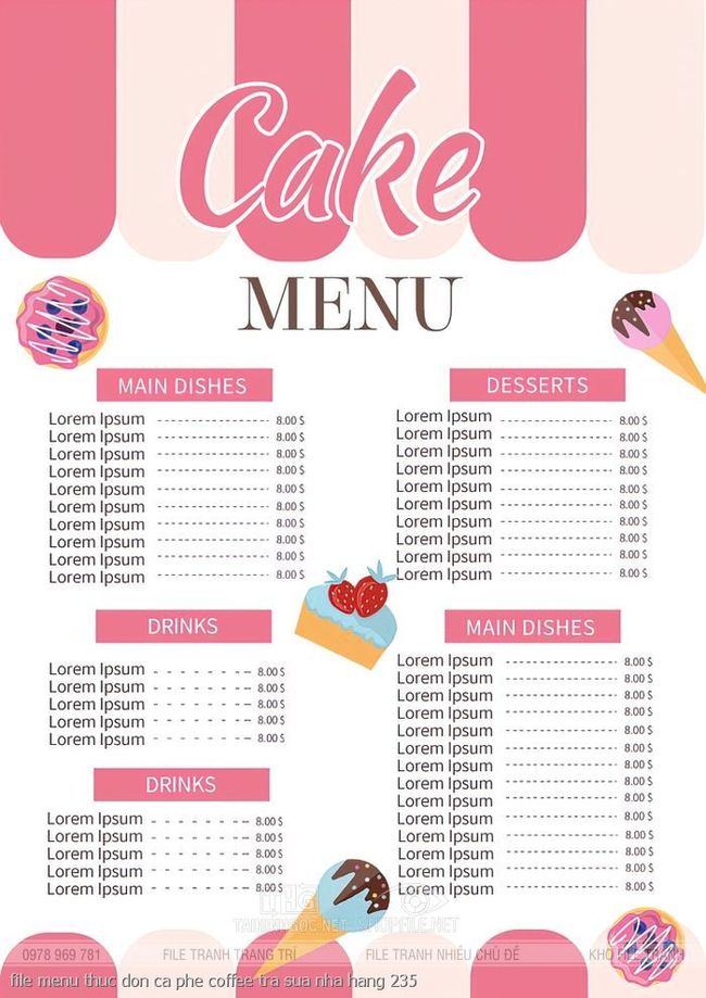 file menu thuc don ca phe coffee tra sua nha hang 235