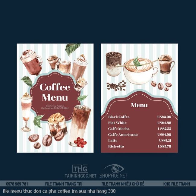 file menu thuc don ca phe coffee tra sua nha hang 338