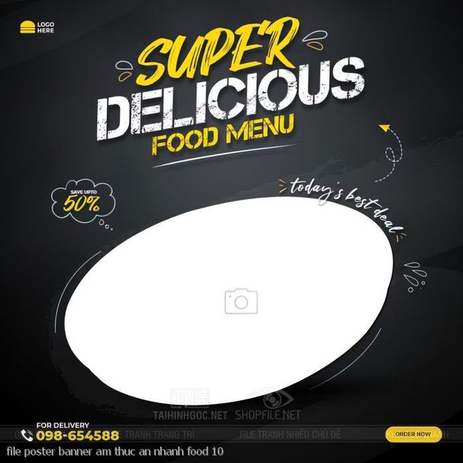 file poster banner am thuc an nhanh food 10