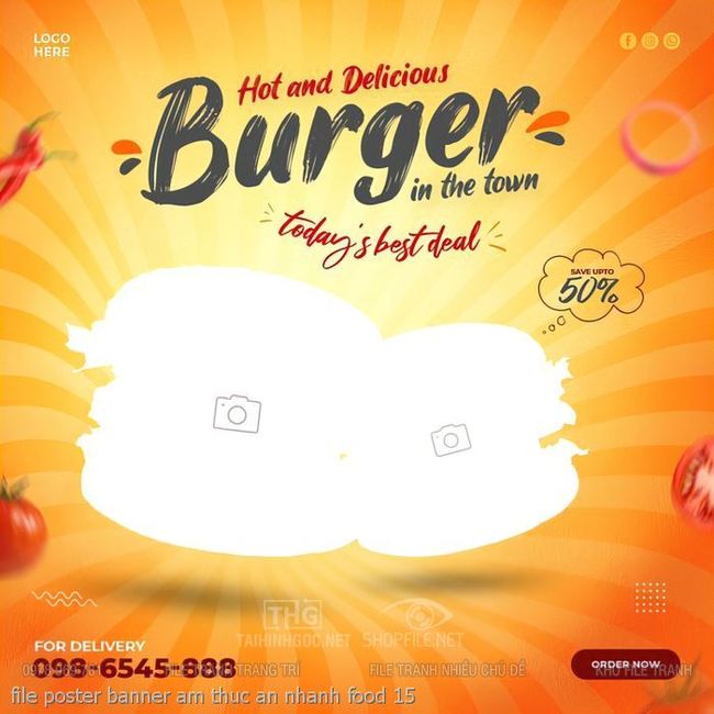 file poster banner am thuc an nhanh food 15