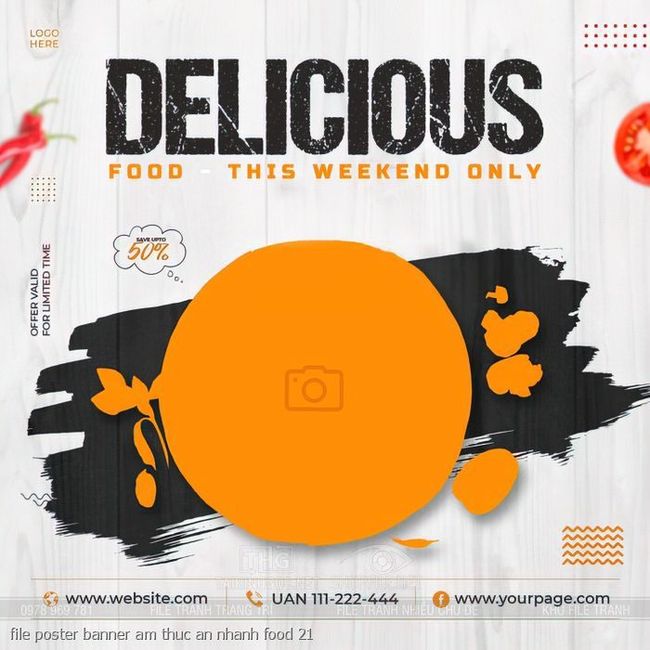 file poster banner am thuc an nhanh food 21